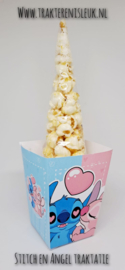 Stitch en Angel Popcorn traktatie