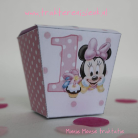 Minnie Mouse 1 jaar Traktatie Meisje