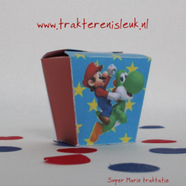 Super Mario Traktatie Doosje met  Bellenblaas
