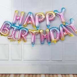 Happy Birthday Folie Ballon Slinger Motief 1