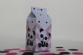 Panda Melkpakje Traktatie roze