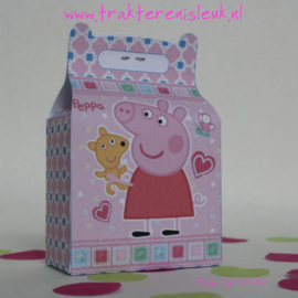 Peppa Pig Traktatie Tasje roze