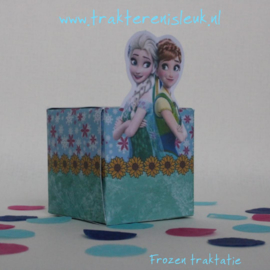 Frozen Traktatie Box met  bellenblaas