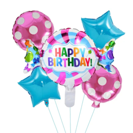 Happy Birthday Folie Ballon Set
