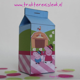 Peppa Pig Melkpakje Traktatie