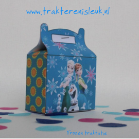 Frozen Traktatie Tasje met  bellenblaas