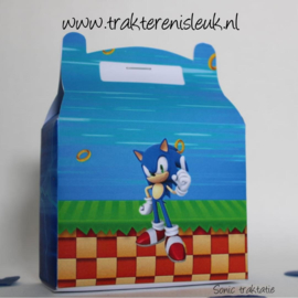 Sonic  Traktatie  Tasje met Bellenblaas