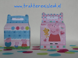 Peppa Pig Traktatie Tasje roze