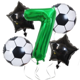 Voetbal Ballonnen Set Cijfer  7