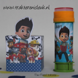 Paw Patrol Traktatie Doosje met  bellenblaas