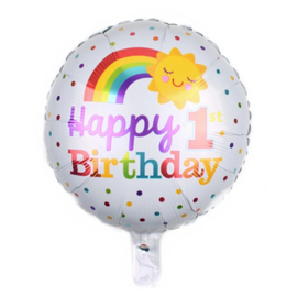 Happy Birthday 1 Folie Ballon