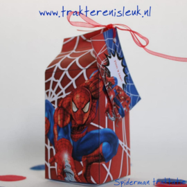 Spiderman Melkpakje Traktatie