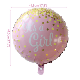 Geboorte Folie Ballon Meisje