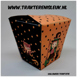 Halloween Traktatie Doosje motief 1