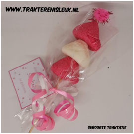 Spekbollen traktatie (roze)