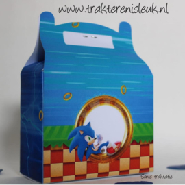 Sonic  Traktatie  Tasje met Bellenblaas