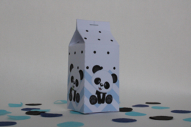 Panda Melkpakje Traktatie blauw