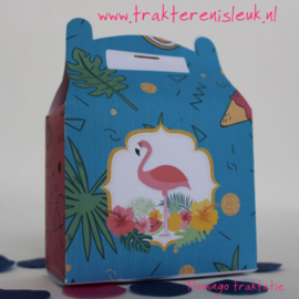 Flamingo Traktatie Tasje