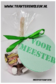 Chocolade melk Traktatie  meester