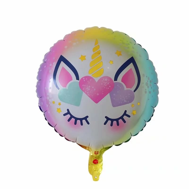 Unicorn Folie Ballon Rond