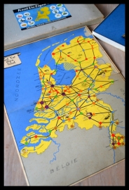 Kent uw eigen land, historisch bordspel uit +/- 1940, fraai item!