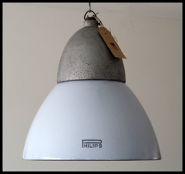 VERKOCHT! TOPSTUK! Super zeldzame emaille Philips lamp. Collectors item! (2 beschikbaar)