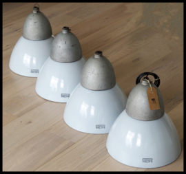 VERKOCHT! TOPSTUK! Super zeldzame emaille Philips lamp. Collectors item! (2 beschikbaar)
