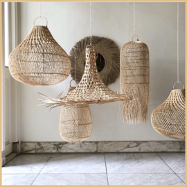 The Mykonos! (L): Rotan bohemian hanglamp