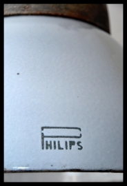 TOPSTUK! bijzonder zeldzame emaille Philips lamp. VERKOCHT!