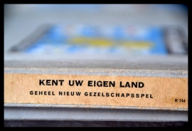 Kent uw eigen land, historisch bordspel uit +/- 1940, fraai item!