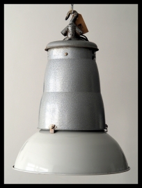 Ruige industriële Franse Philips lamp, "MEGA" (  2 beschikbaar)