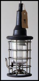 Oude looplamp XXL, stoere garagelamp. (meerdere beschikbaar)