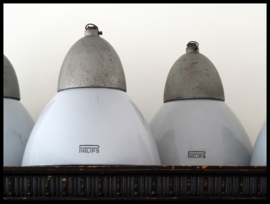 VERKOCHT! TOPSTUK! Super zeldzame emaille Philips lamp. Collectors item! (2 beschikbaar)