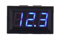 Inbouw voltmeter 0-300V DC Blauw