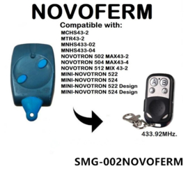Novoferm afstandsbediening voor garagedeur handzender