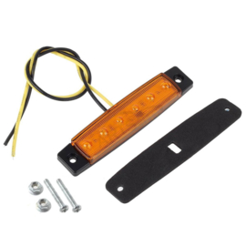 10 stuks LED contourverlichting 12v / 24v Oranje