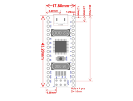 Arduino NANO V3 ATmega 328 16Mhz CH340G Compatible