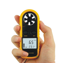 Windmeter Anemometer met temperatuurmeter