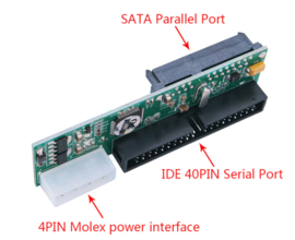 Sata naar IDE converter 40-pin Molex aansluiting