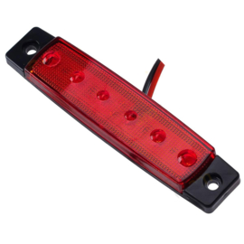 10 stuks LED contourverlichting 12v / 24v Rood