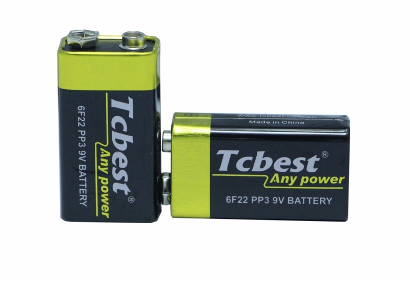 TcBest 9V 6F22 batterij / accu