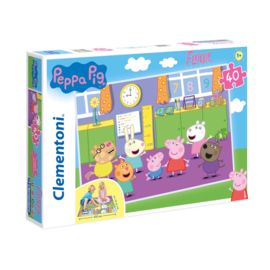 Peppa Pig Vloerpuzzel - 40 stukjes - Clementoni