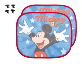 Mickey Mouse Auto Zonnescherm - 2 Stuks