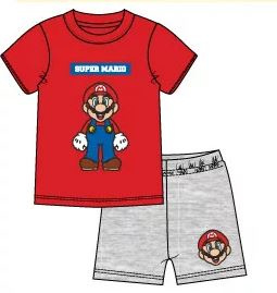 Super Mario Shortama - Rood Grijs