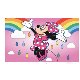 Minnie Mouse Vloerkleed / Badmat - Rainbow
