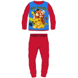 Lion King Fleece Pyjama - Rood