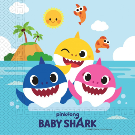 Baby Shark Servetten - 20 stuks