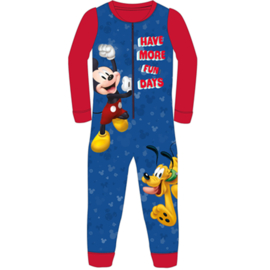 Mickey Mouse Onesie / Jumpsuit Fleece - Pluto - Maat 92/98