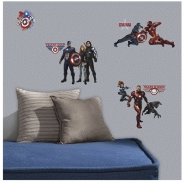 Avengers Muurstickers Civil War - RoomMates