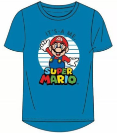 Super Mario T-shirt - Blauw